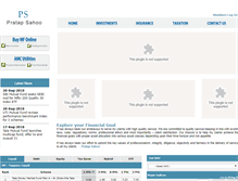 Tablet Screenshot of pratapsahoo.com